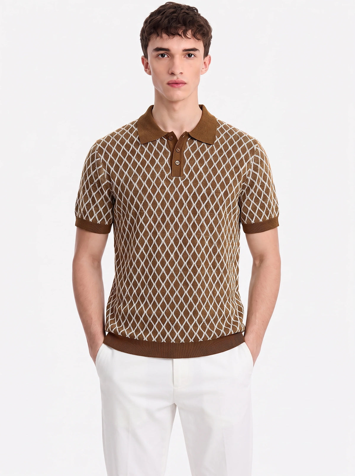 Classic Brown Polo T-Shirt